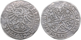 Germany, Isny Batzen 1516 - Maximilian I (1493-1519)
3.15g. AU/XF. Mint luster.