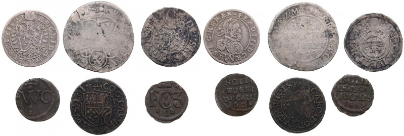 Group of coins: Holy Roman Empire, Germany (6)
Various condition.