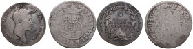 Germany, Brandenburg-Prussia 1/12 Reichsthaler 168? & Prussia 1/6 Reichsthaler 1809 A (2)
Various condition.