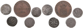 Small group of coins: Germany (5)
Various condition.