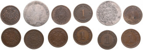 Small group of coins: Germany (6)
Various condition.