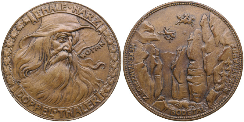 Germany, Saxony Thale am Harz Doppel-Thaler (6 Mark) 1914-1925
20.27g. 38mm. AU/...