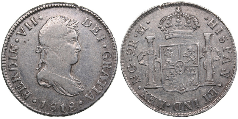 Guatemala 2 Real 1818
6.68g. VF-/XF-.