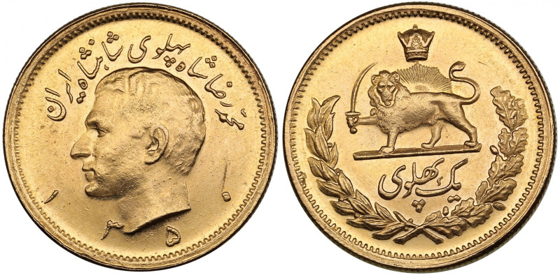 Iran 1 Pahlavi
8.04g. UNC/UNC. Mint luster. KM 1162.