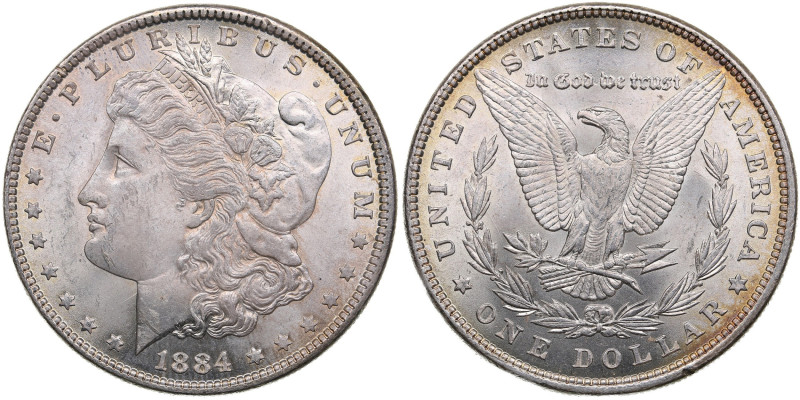 USA 1 Dollar 1884
26.78g. UNC/UNC. Magnificent lustrous specimen. 