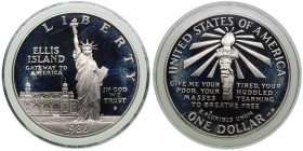 USA 1 Dollar 1986 - Ellis island
26.70g. PROOF.