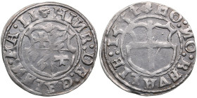 Reval Ferding 1554 - Heinrich von Galen (1551-1557)
2.72g. XF/XF. Some luster. Haljak 162a.