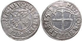Reval Ferding 1555 - Heinrich von Galen (1551-1557)
2.56g. AU/AU. Some luster. Haljak 163b.