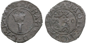 Reval, Sweden Schilling 1570 - Johan III (1568-1592)
0.83g. XF/XF. Haljak 1208 4R. SB 46. Very rare!