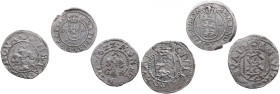 Small gorup of coins: Reval under Swedish rule (3)
Various condition.