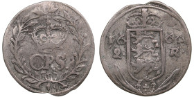 Reval, Sweden 2 Öre 1666 - Carl XI (1660-1697)
2.09g. VF/VF. Haljak 1347. SB 114. Rare!