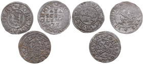 Small Group of coins: Livonia (3)
Riga, Dahlen, Courland. Various condition.