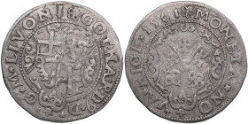 Riga Ferding 1561 - Gothard Kettler (1559-1562)
2.49g. VF/VF. The Livonian Order. Haljak 375 4R. Extremely rare!