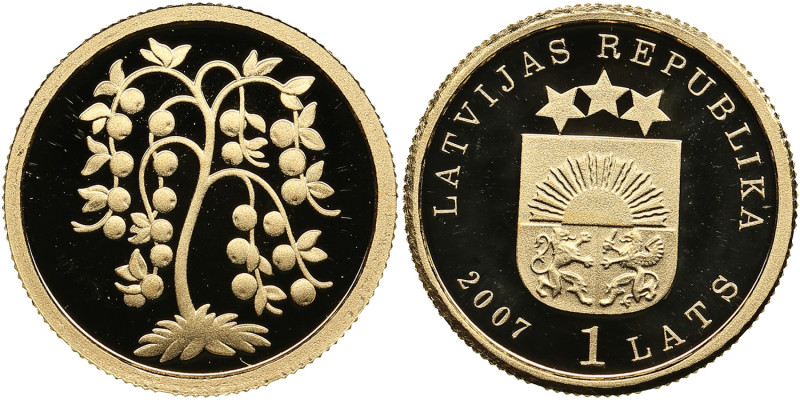 Latvia 1 Lats 2007
1.26g. PROOF.