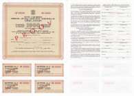 Estonia 1000 USD 1992 - 10% domestic loan certificate for five years - Specimen
UNC