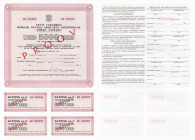 Estonia 5000 USD 1992 - 10% domestic loan certificate for five years - Specimen
UNC