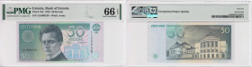 Estonia 50 Krooni 1994 - PMG 66 EPQ Gem Uncirculated
Pick 78a. 