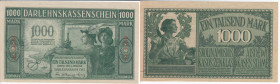 Germany, Lithuania, Kowno (Kaunas) 1000 Mark 1918
Pick R134a. AU.
