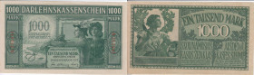 Germany, Lithuania, Kowno (Kaunas) 1000 Mark 1918
Pick R134a. AU.