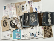 Group of envelopes & postcards: Estonia, Russia USSR, Sweden, Canada, USA, etc (99)
Various condition.