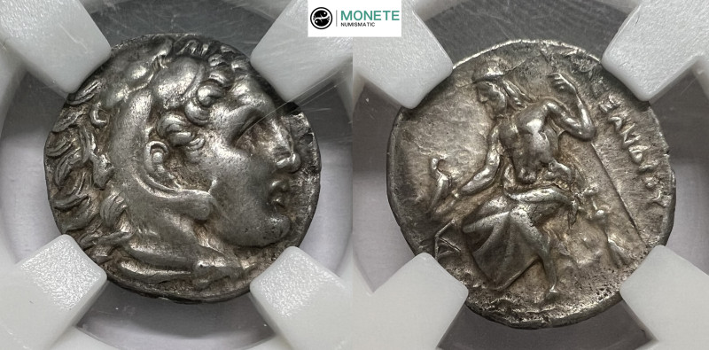 Kings of Macedon. Lampsakos. Alexander III "the Great" 336-323 BC. Struck circa ...