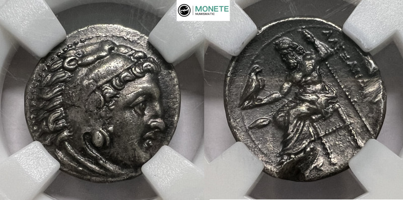Kings of Macedon. Lampsakos. Philip III Arrhidaeus 323-317 BC.
Drachm AR
Head of...