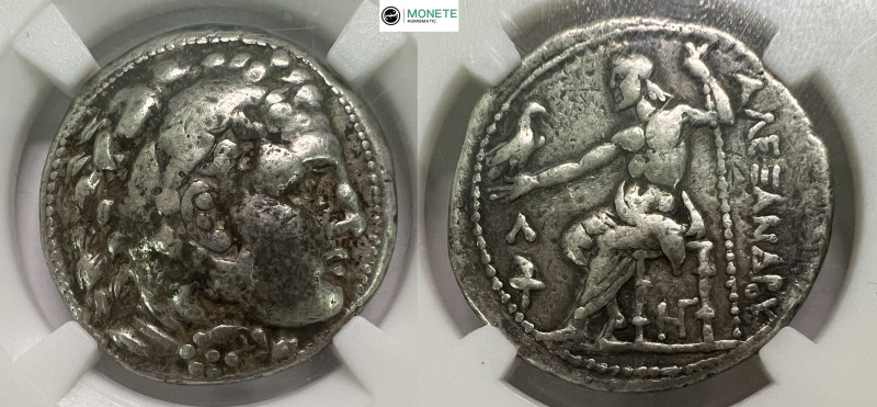 Alexander III AR Tetradrachm, 'Amphipolis' mint
Kings of Macedon. Alexander III ...