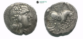 KORKYRA. Korkyra. Roman rule (Circa 229-48 BC). Didrachm