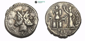 ROMANE REPUBBLICANE - FURIA - M. Furius L. f. Philus (119 a.C.) - Denario B. 18; Cr. 281/1 (AG g. 3,9)