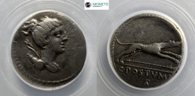 ROMAN REPUBLIC AR denarius 74 B.C. C. Postumius