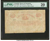 Colombia Banco De Santander 50 Pesos 6.1.1900 Pick S835b PMG Very Fine 20. Edge wear is noted on this example. HID09801242017 © 2022 Heritage Auctions...