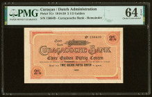 Curacao Curacaosche Bank 2 1/2 Gulden 1920 Pick 7Cr Remainder PMG Choice Uncirculated 64 EPQ. HID09801242017 © 2022 Heritage Auctions | All Rights Res...
