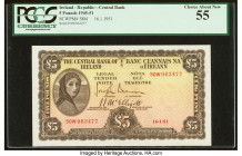 Ireland - Republic (Eire) Central Bank of Ireland 5 Pounds 16.1.1951 Pick 58b1 PCGS Choice About New 55. HID09801242017 © 2022 Heritage Auctions | All...