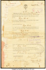 Sarawak 1879 Land Title Signed By Sir Charles Brooke. Signed and sealed by Sir Charles Brooke, the second Rajah of Sarawak. HID09801242017 © 2022 Heri...