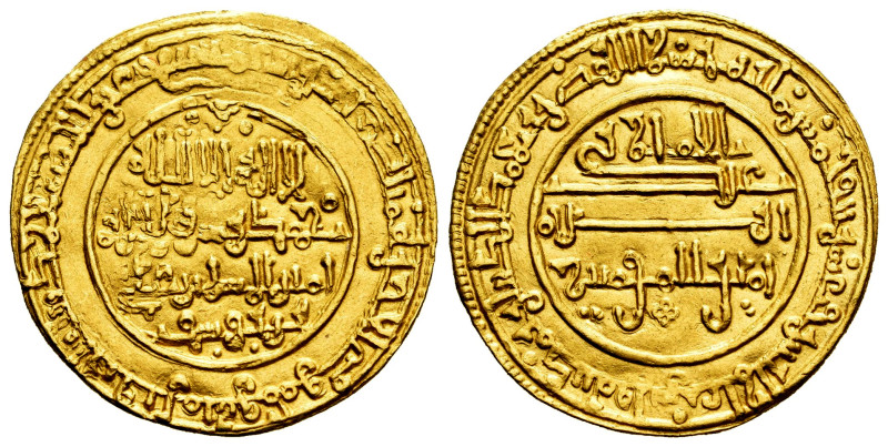 Almoravids. Tashfin Ibn Alí. Dinar. 538 H. Marrakesh. (Vives-1857). (Hazard-412)...