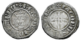 The Crown of Aragon. Jaime II of Mallorca (1276-1285 and 1298-1311). Malla. Mallorca. (Cru-543). (Cru V.S-2511). Bi. 0,66 g. Very scarce. Choice VF. E...