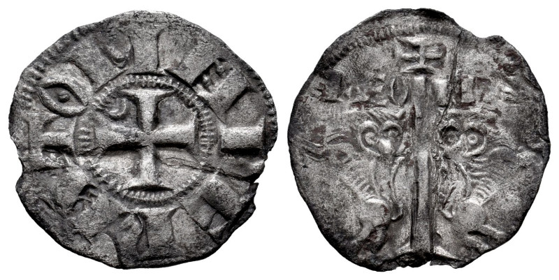 Kingdom of Castille and Leon. Alfonso VII (1126-1157). Dinero. Leon. (Bautista-1...