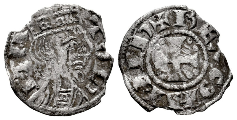 Kingdom of Castille and Leon. Sancho III (1157-1158). Dinero. Logroño. (Bautista...
