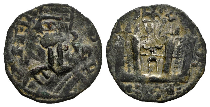 Kingdom of Castille and Leon. Alfonso VIII (1158-1214). Dinero. Mintmark: C. (Ba...
