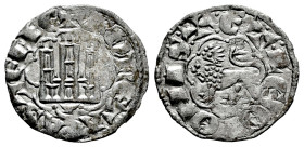 Kingdom of Castille and Leon. Alfonso X (1252-1284). Noven. Cuenca. (Bautista-397). Anv.: + MONETA CASTELLE. Rev.: + ⋮ ET : LEGIONIS : . Bi. 0,72 g. B...