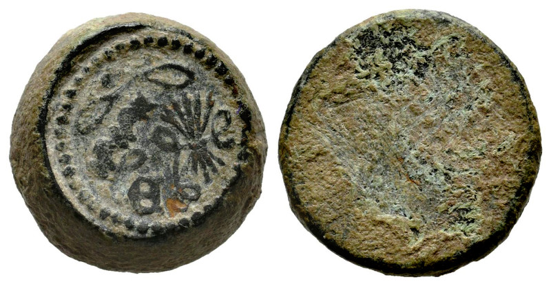 Weight for excellent or double castellano. (J.L.Braña, numisma 253-B2). Ae. 9,14...