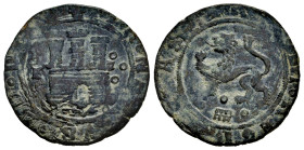 Catholic Kings (1474-1504). 2 maravedis. Segovia. K. (Cal-103). Ae. 3,99 g. VF/Choice VF. Est...40,00. 

Spanish description: Fernando e Isabel (147...