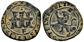 Catholic Kings (1474-1504). 2 maravedis. Coruña. F. (Cal-72). Ae. 4,65 g. Choice VF. Est...35,00. 

Spanish description: Fernando e Isabel (1474-150...