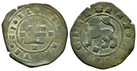 Catholic Kings (1474-1504). 2 maravedis. Segovia. (Cal-unlisted). (Rs-unlisted). Ae. 4,55 g. Castle between 3 aqueducts. The legend begins with a star...