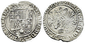 Catholic Kings (1474-1504). 1 real. Segovia. P. (Cal-381). Ag. 2,60 g. Aqueduct with two rows of three arches. Choice VF. Est...120,00. 

Spanish de...