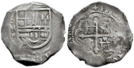 Philip II (1556-1598). 8 reales. Mexico. F. (Cal-664). Ag. 26,66 g. Without date. Almost VF. Est...300,00. 

Spanish description: Felipe II (1556-15...