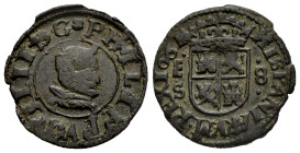 Philip IV (1621-1665). 8 maravedis. 1661. Segovia. S. (Cal-393). (Jarabo-Sanahuja-M558). Ae. 1,77 g. VF/Choice VF. Est...25,00. 

Spanish descriptio...