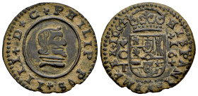 Philip IV (1621-1665). 16 maravedis. 1664. Córdoba. TM. (Cal-445). (Jarabo-Sanahuja-M71). Ae. 3,59 g. Choice VF. Est...40,00. 

Spanish description:...