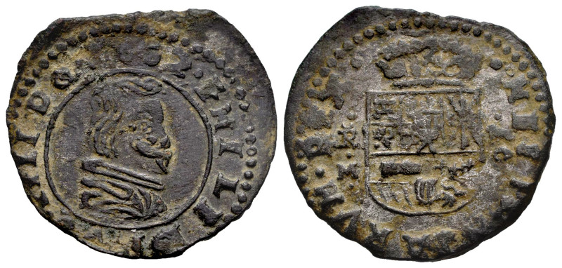 Philip IV (1621-1665). 16 maravedis. 1662. Trujillo. M. (Cal-505). (Jarabo-Sanah...