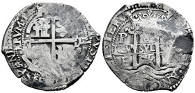 Philip IV (1621-1665). 8 reales. 1665. Potosí. E. (Cal-1530). (Paoletti-294). Ag. 25,38 g. Double assayer. Ex Isabel of Trastámara Collection, vol VII...
